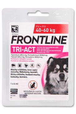 Frontline TRI-ACT Spot on dog XL 40-60kg