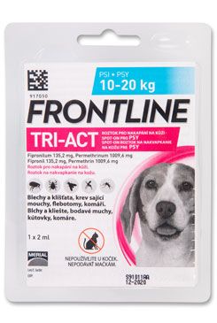 Frontline TRI-ACT Spot on dog M 10-20kg