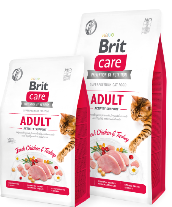 Brit Care Cat Grain Free Adult Activity Support 2kg