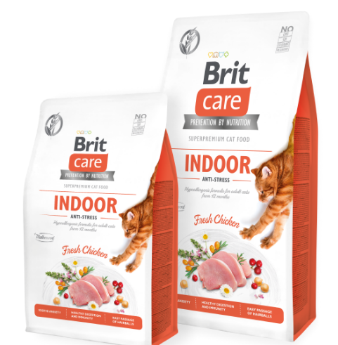 Brit Care Cat Grai Free Indoor Anti-stress 7kg