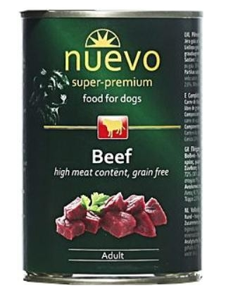 Nuevo konzerva Dog Adult Beef 400g