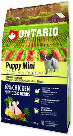 Ontario Puppy Mini Chicken & Potatoes 2,25kg