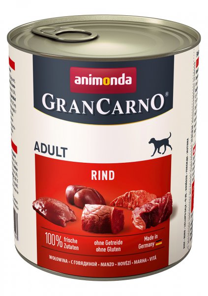 GranCarno Adult konzerva Hovězí 800g