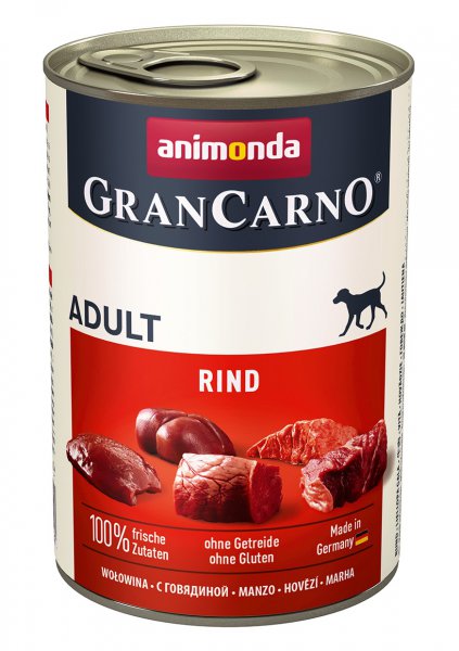 GranCarno Adult konzerva Hovězí 400g