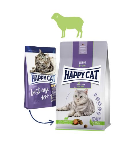 Happy Cat Senior Weide-Lamm 4kg