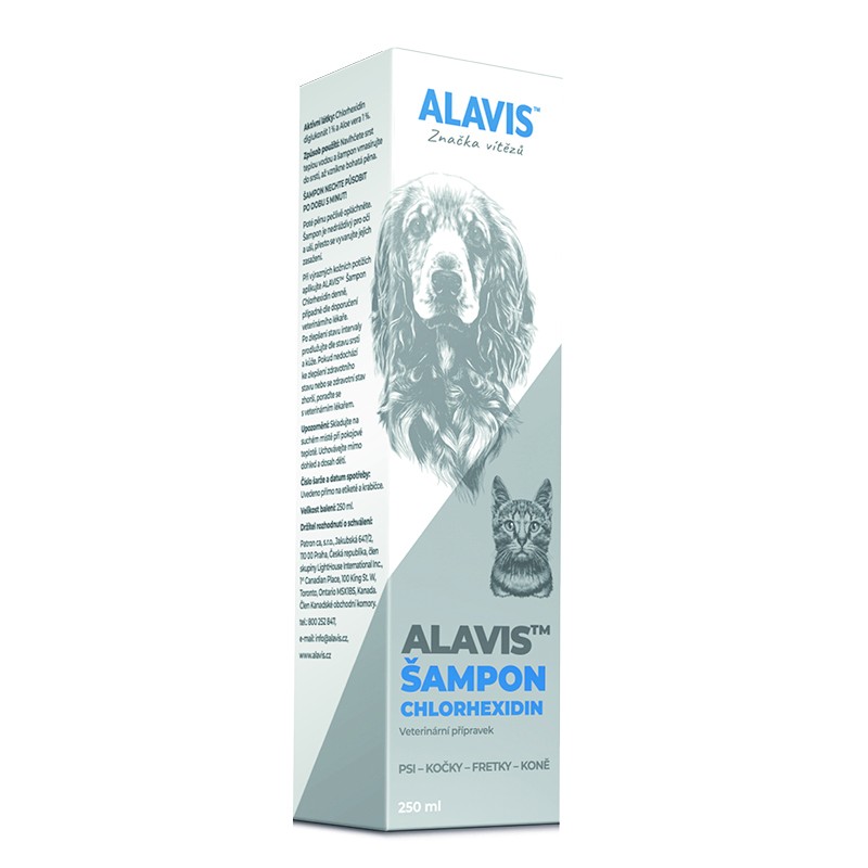 Alavis šampon Chlorhexidin 250ml