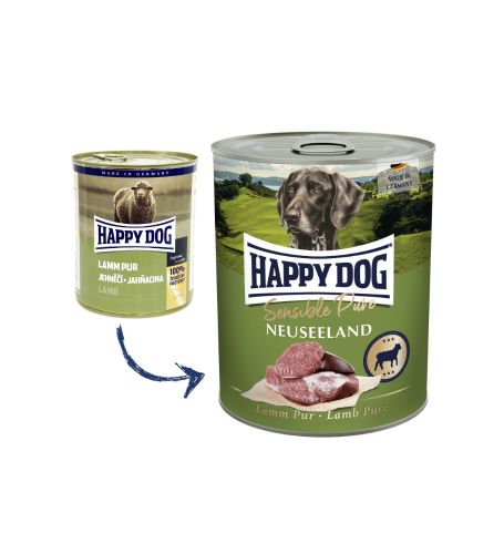 Happy Dog konzerva Lamm Pur Neuseeland 6x800g