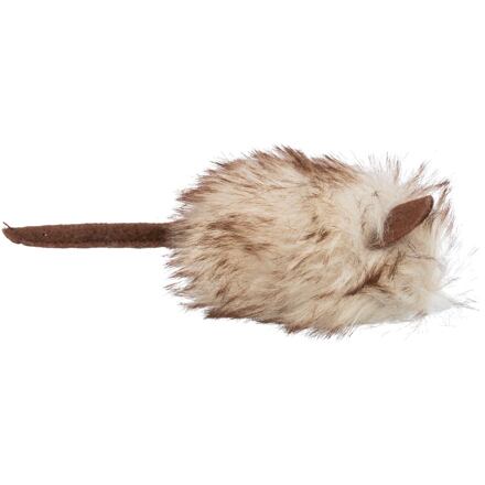Trixie Myška chlupatá s catnipem 9 cm