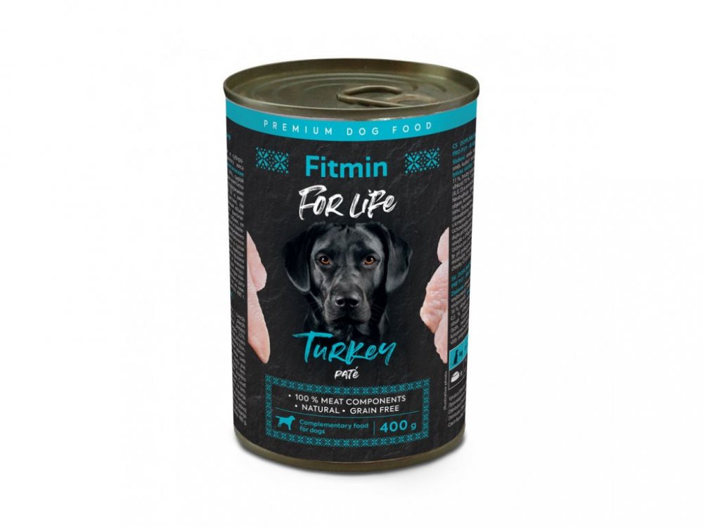 Fitmin For Life Dog konzerva Turkey 6x400g