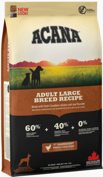 Acana Dog Adult Large Breed Recipe 2x17kg