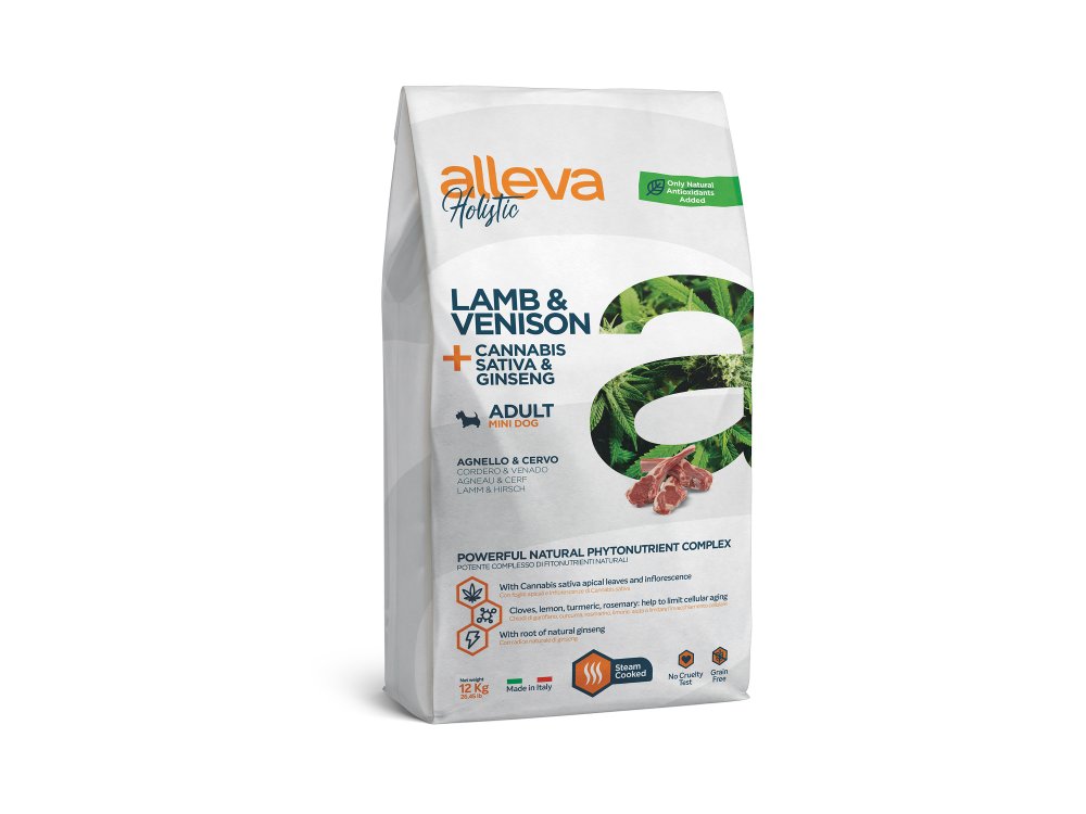 Alleva Holistic Adult Lamb & Venison Mini 12kg