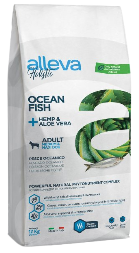 Alleva Holistic Adult Ocean Fish Medium/Maxi 2x12kg