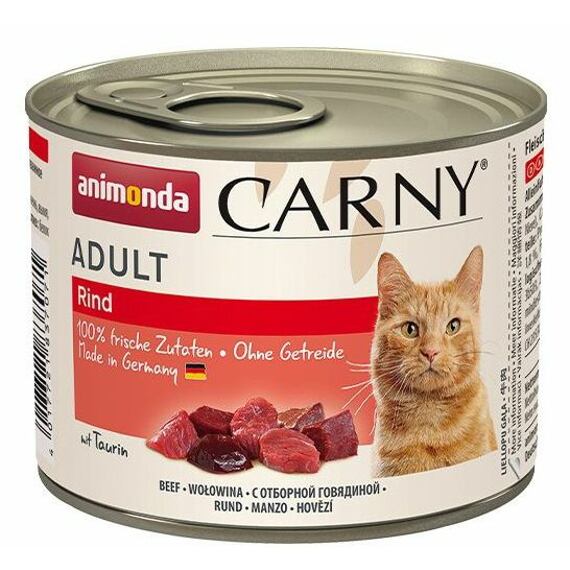 Animonda Cat Carny Adult hovězí 6x200g