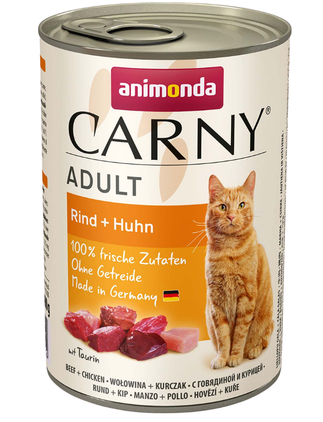 Animonda Cat Carny hovězí + kuře 6x400g