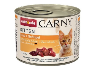 Animonda Cat Carny Kitten hovězí + drůbež 200g