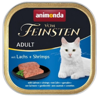 Animonda Paštika Cat Adult losos + krevety 100g