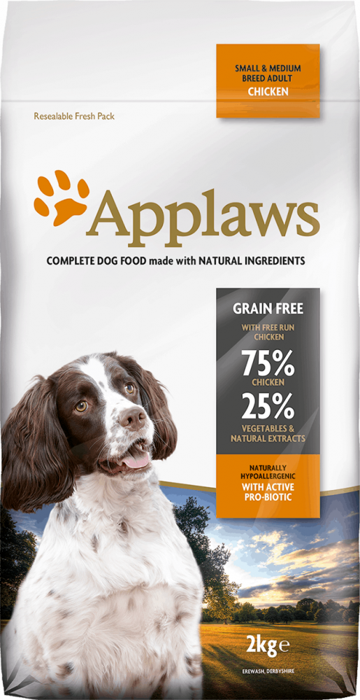 Applaws Dog Adult Small&Medium Chicken 2x7,5kg