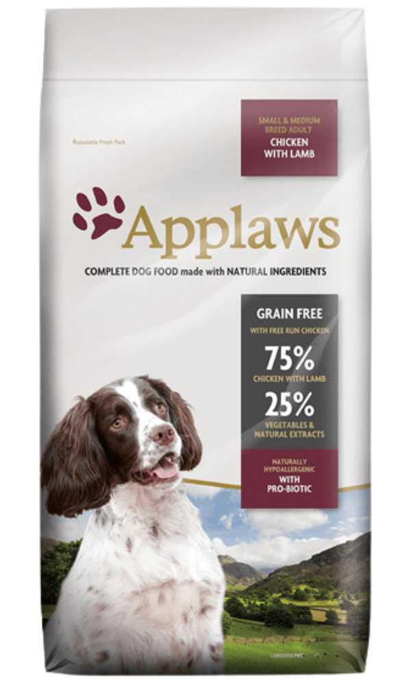 Applaws Dog Adult Small&Medium Chicken&Lamb 7,5kg