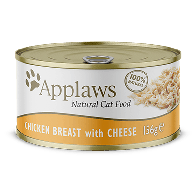 Applaws konzerva Cat kuřecí prsa a sýr 156g