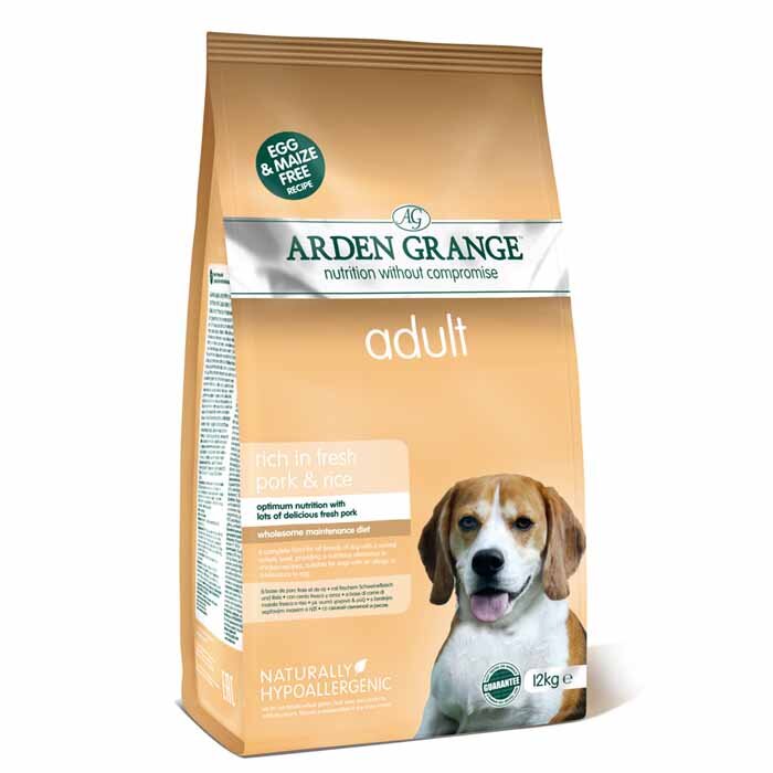 Arden Grange Adult Pork & Rice 12kg