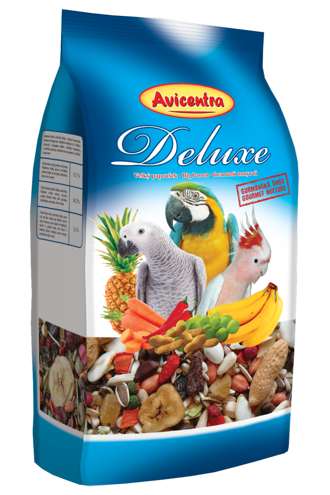 Avicentra Deluxe Velký papoušek 1kg