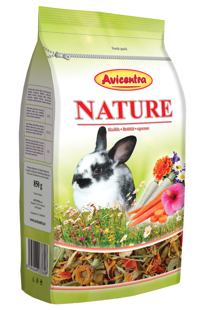 Avicentra Nature Králík Premium 850g