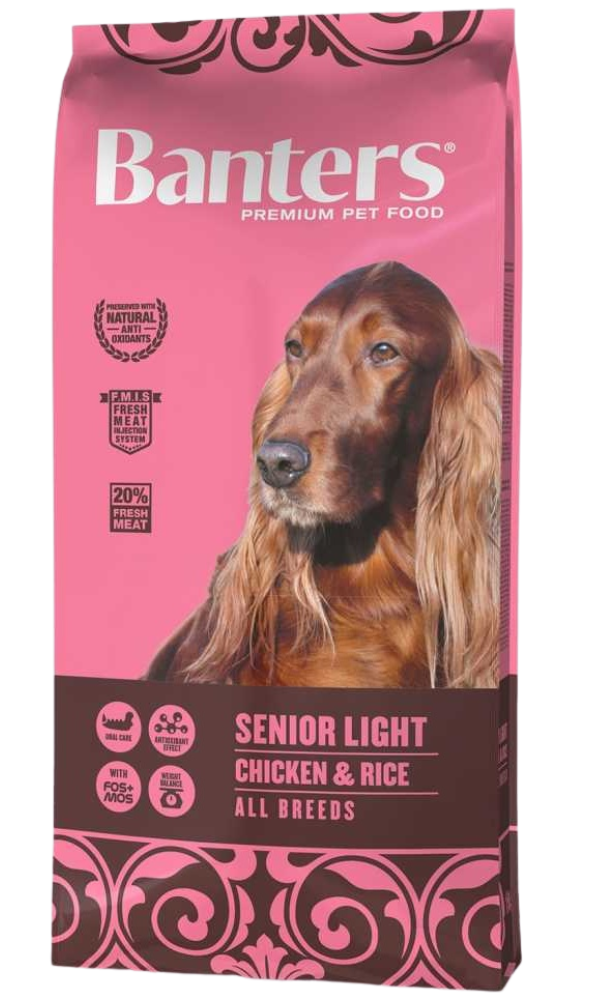 Banters Dog Senior Light Chicken&Rice 2x15kg