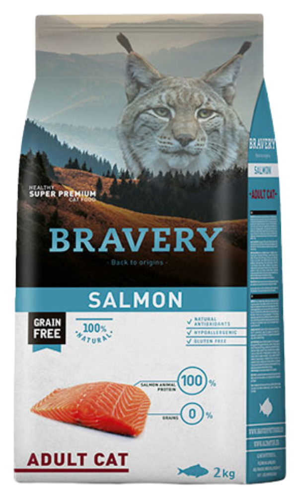 Bravery Cat Adult Salmon 7kg