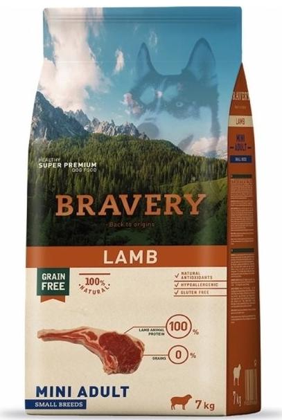 Bravery Dog Adult Mini Lamb 2kg