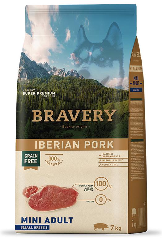 Bravery Dog Adult Mini Iberian Pork 2kg