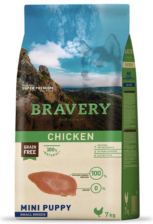 Bravery Dog Puppy Mini Chicken 7kg