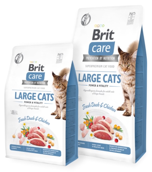 Brit Care Cat Grain Free Large Cats Power and Vitality 7kg