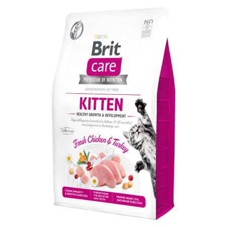 Brit Care Cat Grain Free Kitten Healthy Growth & Development 2kg