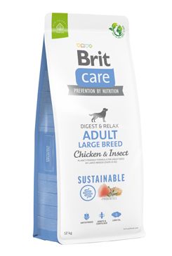 Brit Care Sustainable Adult Large Breed Chicken & Insect 12kg+2kg