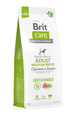 Brit Care Sustainable Adult Medium Breed Chicken & Insect 3kg