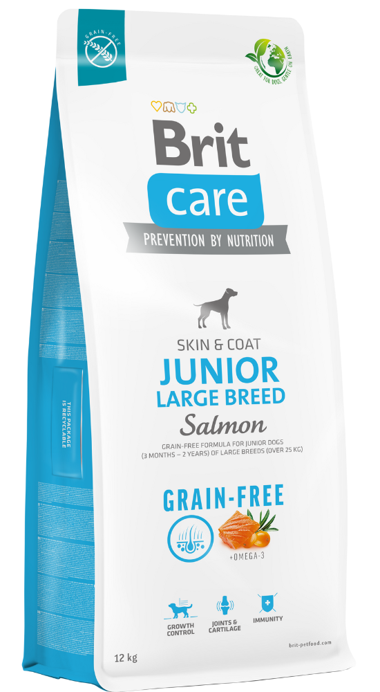 Brit Care Grain Free Junior Large Salmon 2x12kg