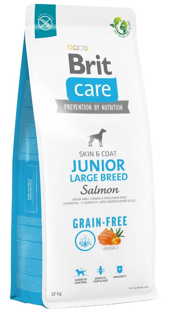 Brit Care Grain Free Junior Large Salmon 12kg