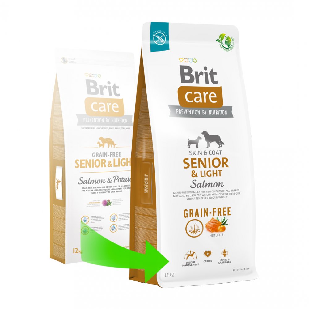 Brit Care Grain Free Senior & Light Salmon & Potato_pt