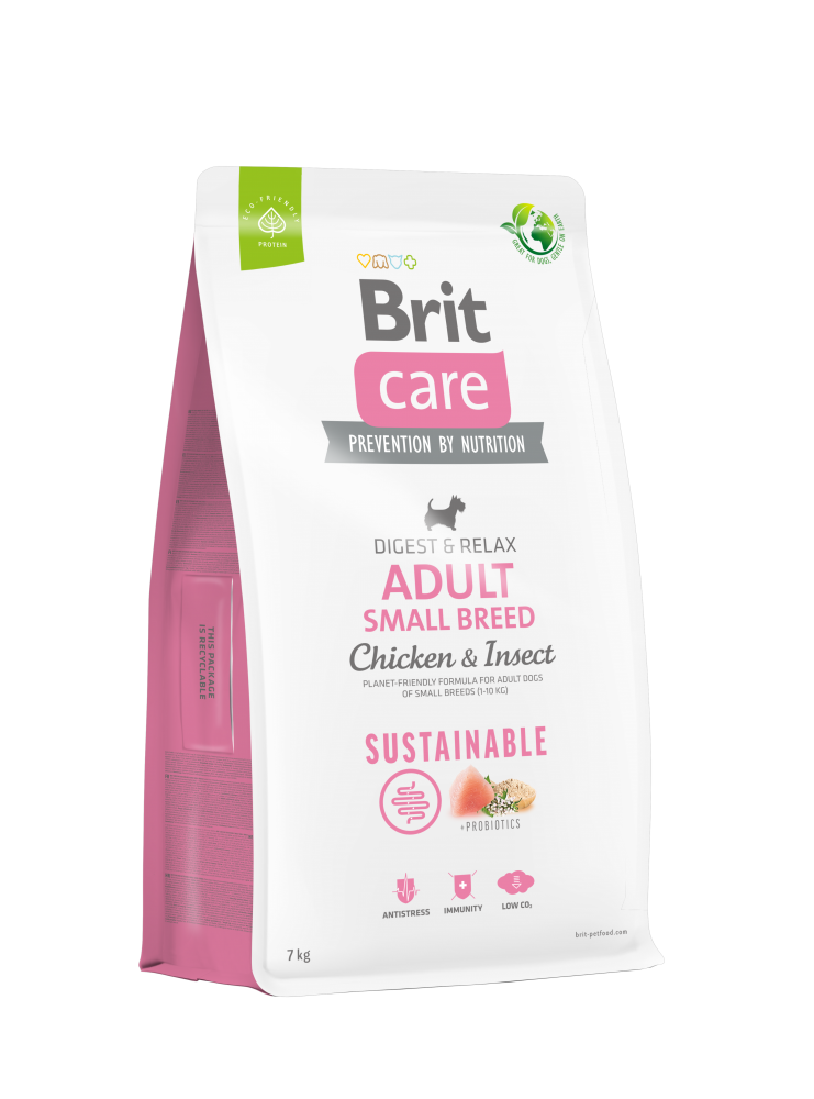 Brit Care Sustainable Adult Small Breed Chicken & Insect 7kg