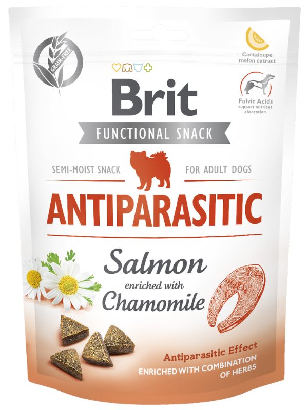 Brit Dog Functional Snack Antiparasitic Salmon 150g