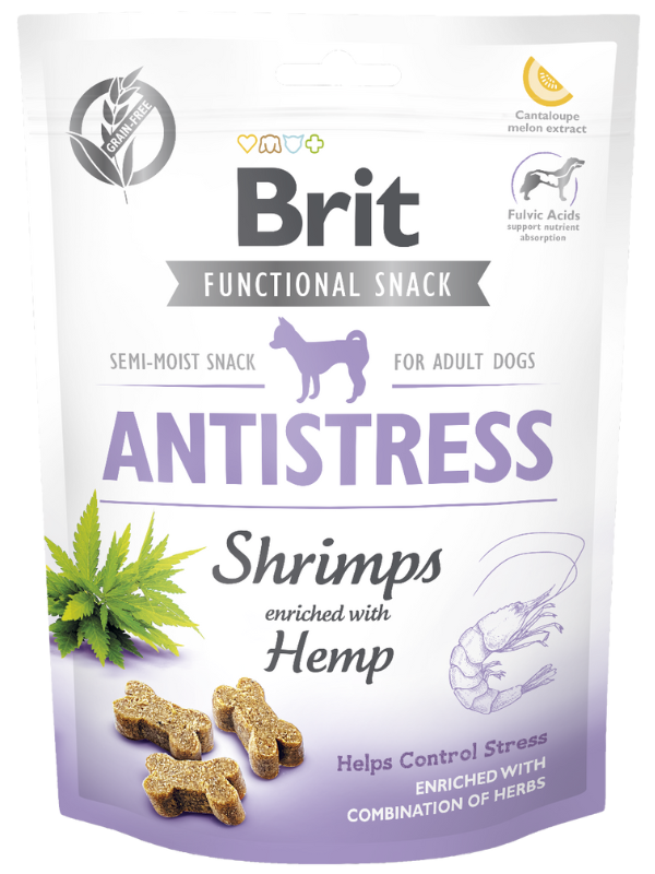 Brit Dog Functional Snack Antistress Shrimps 150g