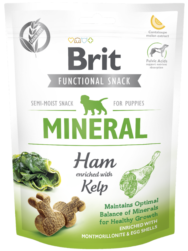Brit Dog Functional Snack Mineral Ham for Puppies 150g