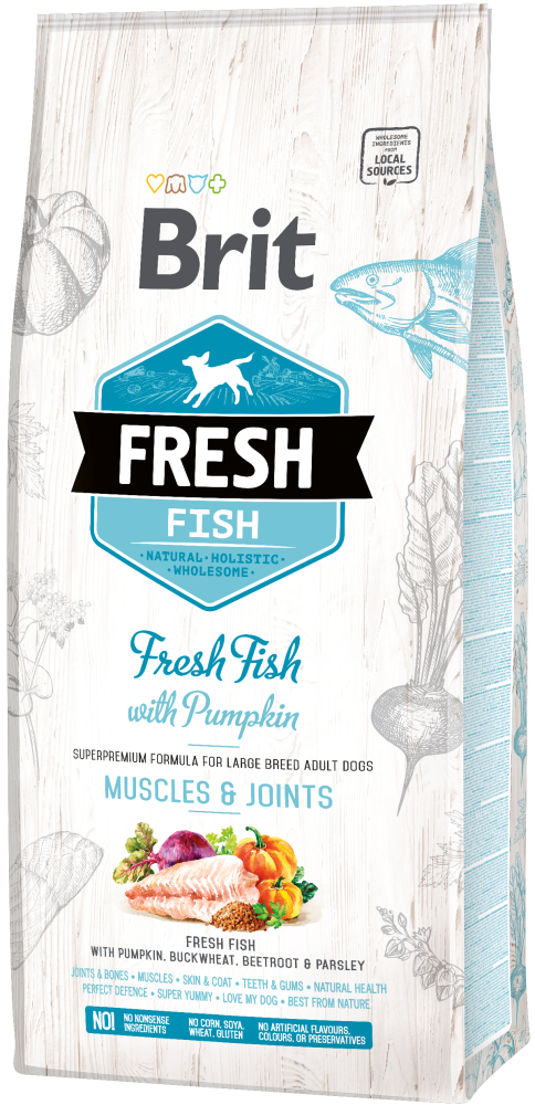 Brit Fresh Fish with Pumpkin Adult Large 2x12kg