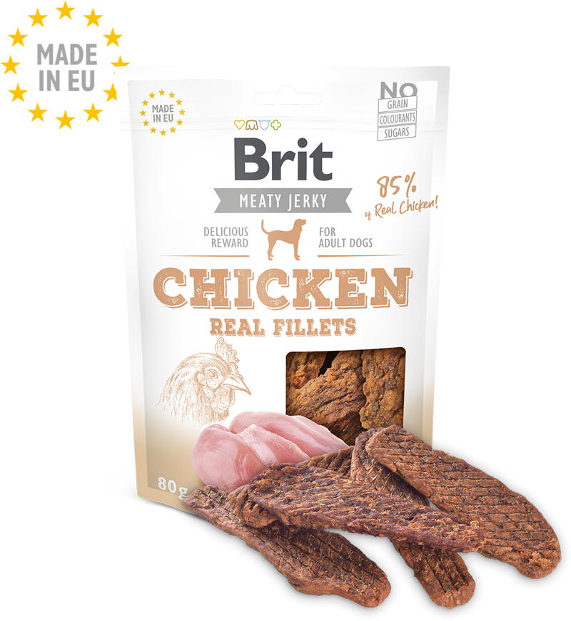 Brit Jerky Chicken Fillets 200 g_d