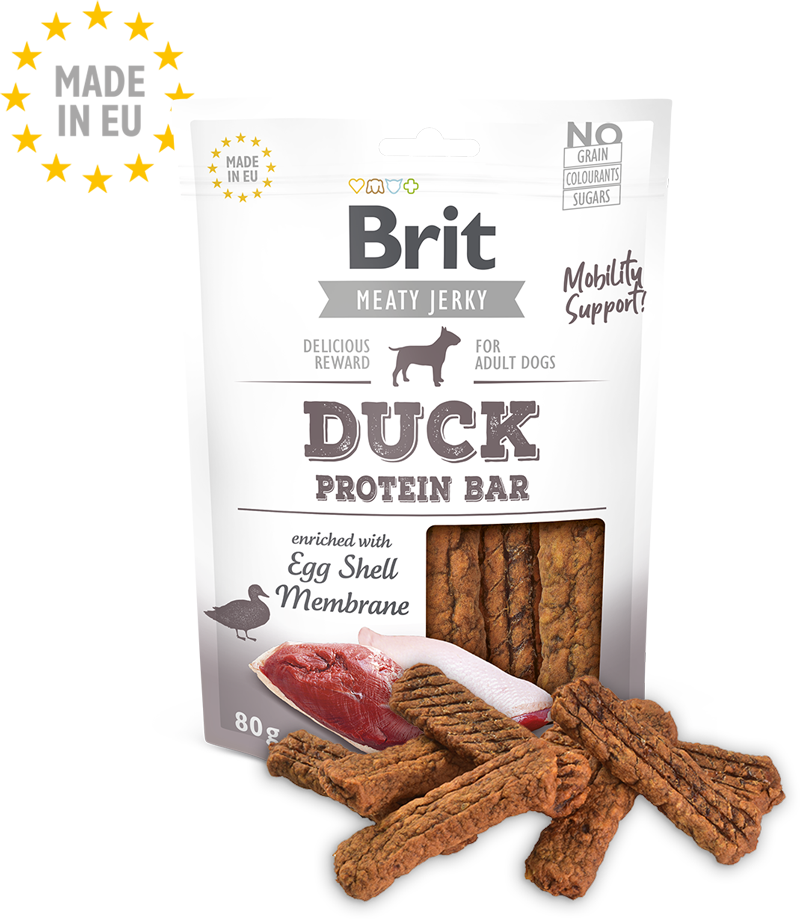 Brit Jerky Duck Protein Bar 80g