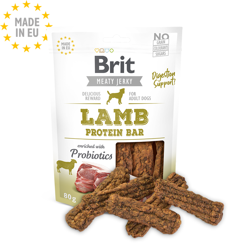 Brit Jerky Lamb Protein Bar 80g