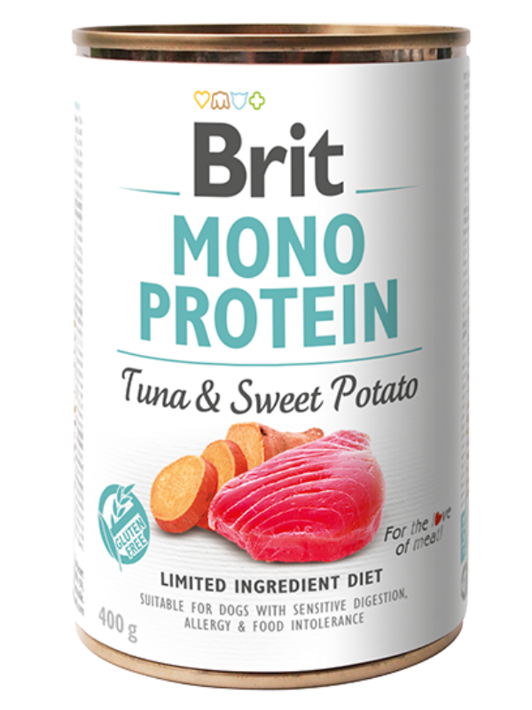 Brit Mono Protein Tuna & Sweet Potato 400g