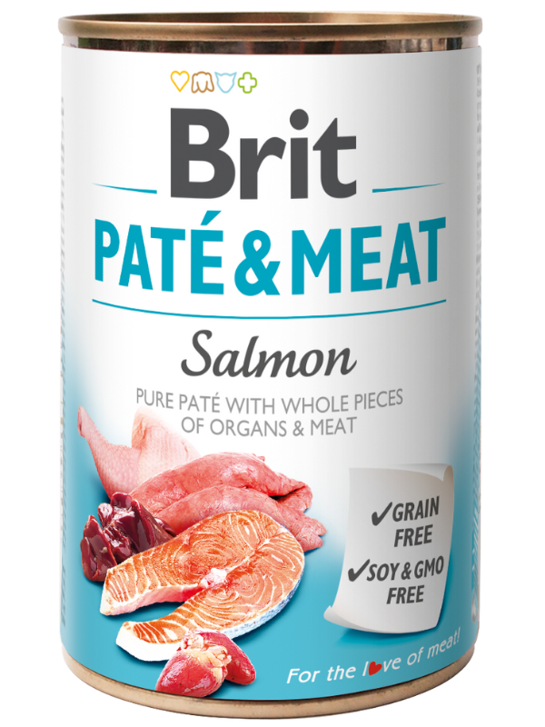 Brit Paté & Meat Salmon 6x400g