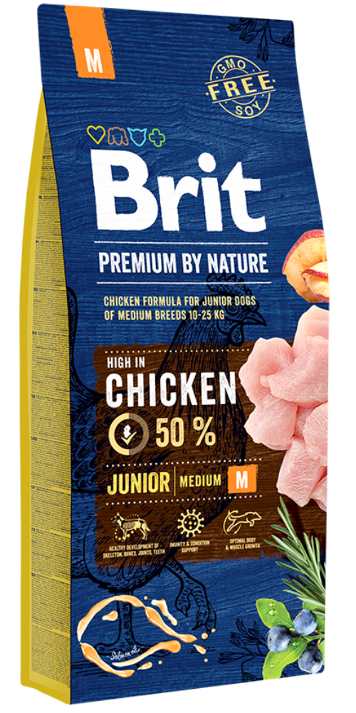 Brit Premium by Nature Junior M 15kg