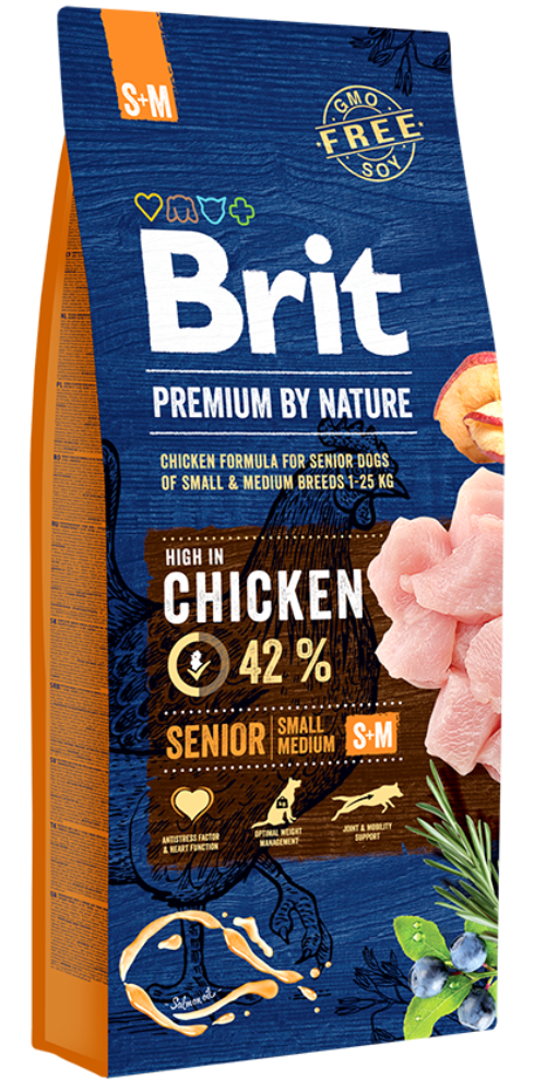 Brit Premium by Nature Senior S+M 15kg